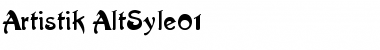 Download Artistik Regular Font Title Preview