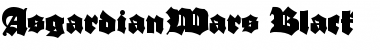 Download AsgardianWars Black Font Title Preview
