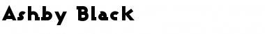 Download Ashby Black Regular Font Title Preview