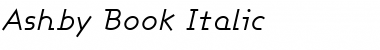 Download Ashby Book Regular Font Title Preview