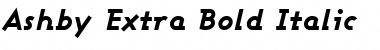 Download Ashby Extra Bold Regular Font Title Preview