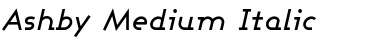 Download Ashby Medium Regular Font Title Preview