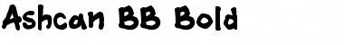 Download Ashcan BB Bold Font Title Preview