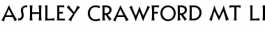 Download Ashley Crawford MT Light Regular Font Title Preview