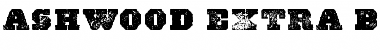 Download Ashwood Extra Bold WF Regular Font Title Preview