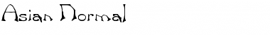 Download Asian Normal Font Title Preview
