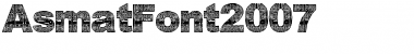 Download AsmatFont2007 Regular Font Title Preview