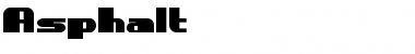 Download Asphalt Regular Font Title Preview