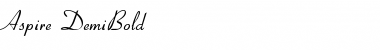 Download Aspire DemiBold Font Title Preview