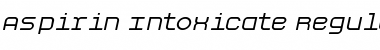 Download Aspirin-Intoxicate Regular Font Title Preview