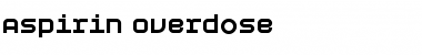 Download Aspirin Regular Font Title Preview