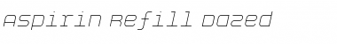 Download Aspirin-Refill Regular Font Title Preview