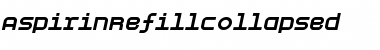 Download AspirinRefillCollapsed Regular Font Title Preview