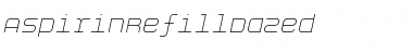Download AspirinRefillDazed Regular Font Title Preview