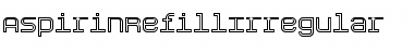 Download AspirinRefillIrregular Regular Font Title Preview