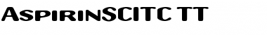 Download AspirinSCITC TT Regular Font Title Preview
