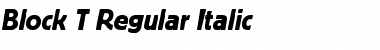 Download Block T Regular Font Title Preview
