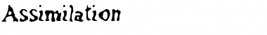 Download Assimilation Regular Font Title Preview