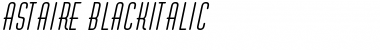 Download Astaire BlackItalic Font Title Preview