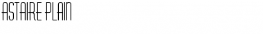 Download Astaire-Plain Regular Font Title Preview