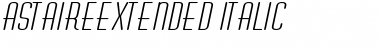 Download AstaireExtended Italic Font Title Preview