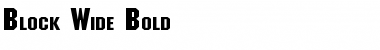 Download Block Wide Bold Font Title Preview