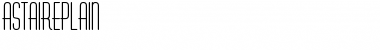 Download Astaire Plain Font Title Preview