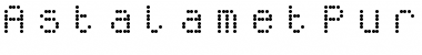 Download AstalametPure Regular Font Title Preview