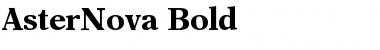 Download AsterNova Bold Font Title Preview