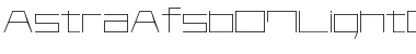 Download AstraAfsb07LightO Regular Font Title Preview