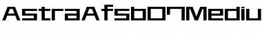 Download AstraAfsb07MediumO Regular Font Title Preview