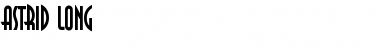 Download Astrid Long Font Title Preview