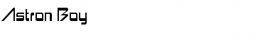 Download Astron Boy Regular Font Title Preview