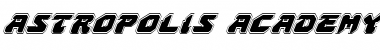Download Astropolis Academy Italic Italic Font Title Preview