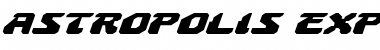 Download Astropolis Expanded Italic Expanded Italic Font Title Preview