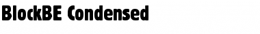 Download BlockBE Condensed Font