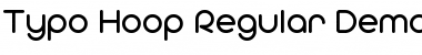 Download Typo Hoop Demo Regular Font Title Preview