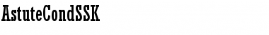 Download AstuteCondSSK Regular Font Title Preview