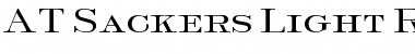 Download ATSackersRoman Regular Font Title Preview
