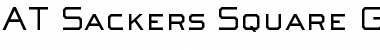 Download ATSackersGothic Regular Font Title Preview