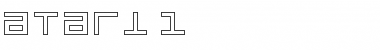 Download Atari 1 Regular Font Title Preview
