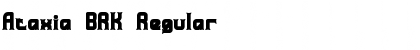 Download Ataxia BRK Regular Font Title Preview