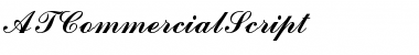 Download ATCommercialScript Regular Font Title Preview