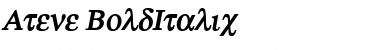 Download Atene BoldItalic Font Title Preview