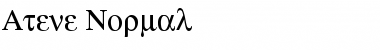 Download Atene Normal Font Title Preview