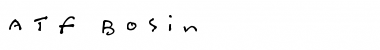 Download ATF Bosin Regular Font Title Preview
