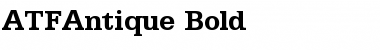 Download ATFAntique Bold Font Title Preview