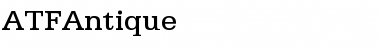 Download ATFAntique Regular Font Title Preview