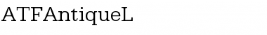 Download ATFAntiqueL Regular Font Title Preview