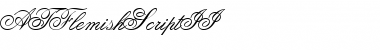 Download ATFlemishScriptII Regular Font Title Preview